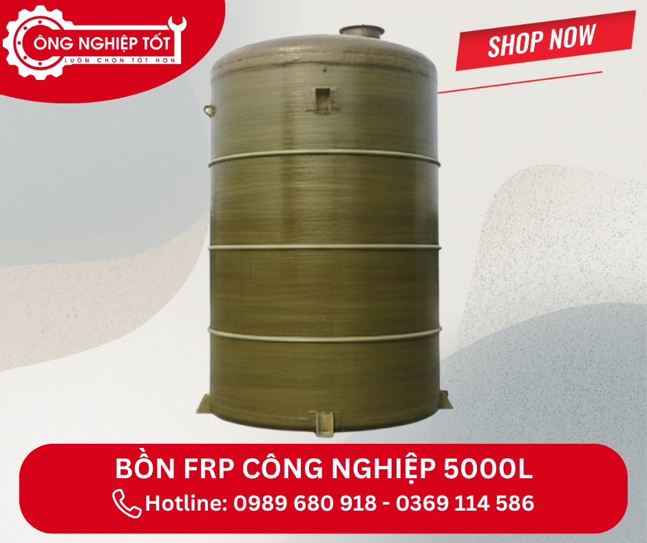 Địa chỉ mua Bồn FRP Công Nghiệp 5000L chính hãng, giá tốt